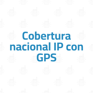 Cobertura nacional ip radio portátil